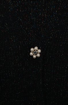 Детский кардиган SCOTCH AND SODA черного цвета, �арт. 168233-22-FWGM-D60 | Фото 3 (Материал внешний: Шерсть, Синтетический материал; Рукава: Длинные)