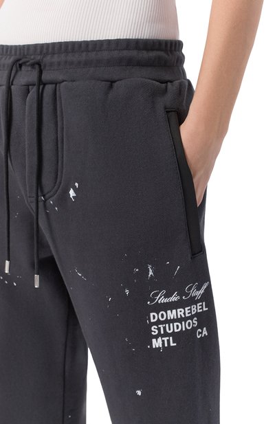 Хлопковые брюки DOMREBEL, арт. STAFF/SWEATPANTS, фото 5