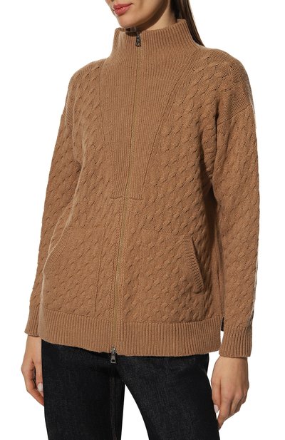 Кардиган из шерсти и шелка PANICALE, арт. D31294GZ, фото 3