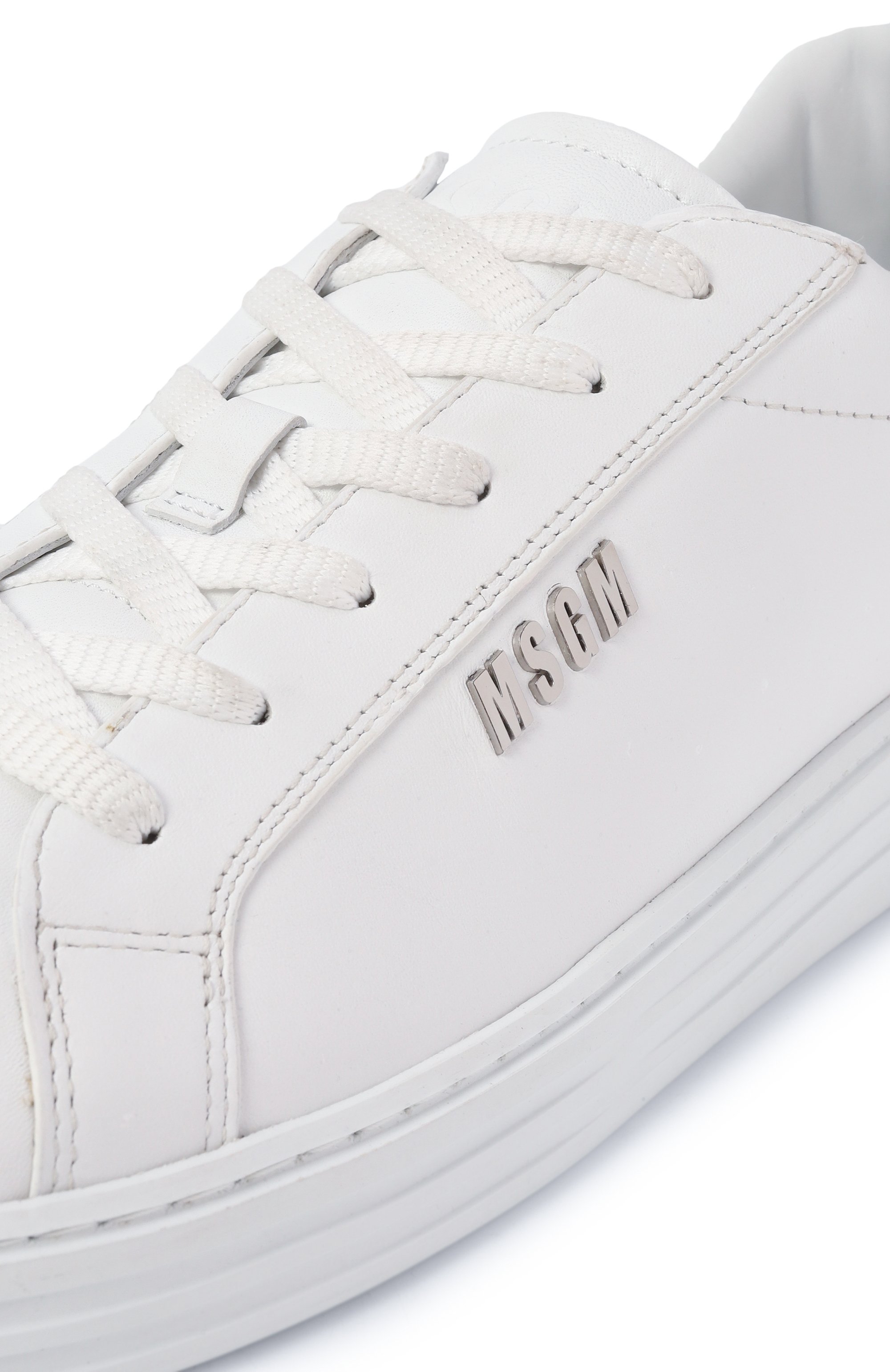 Кожаные кеды MSGM, арт. 3840MS506/787, фото 7