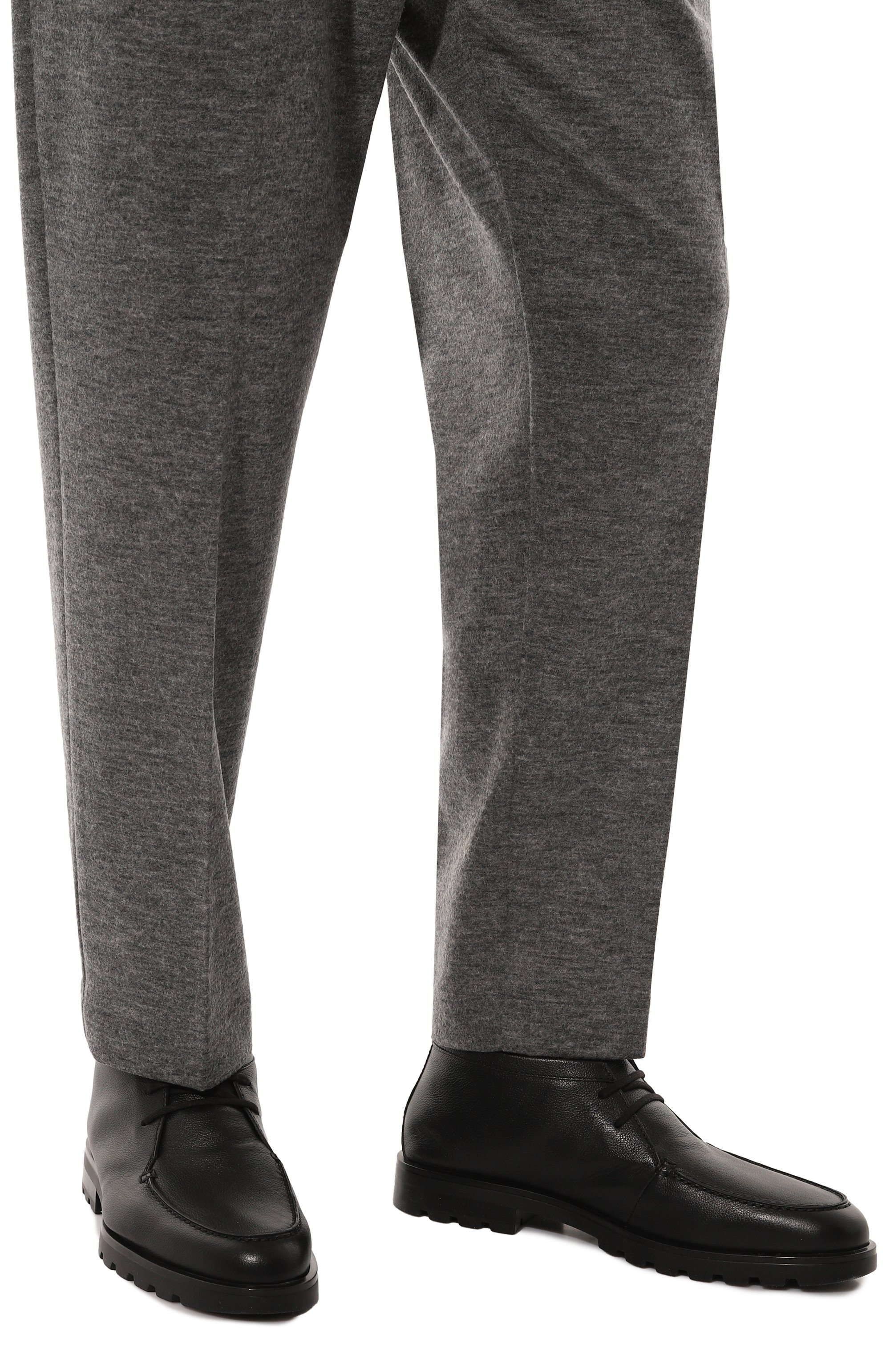 Кожаные дезерты detroit SANTONI, арт. MGDG18609NE0AGMN, фото 3