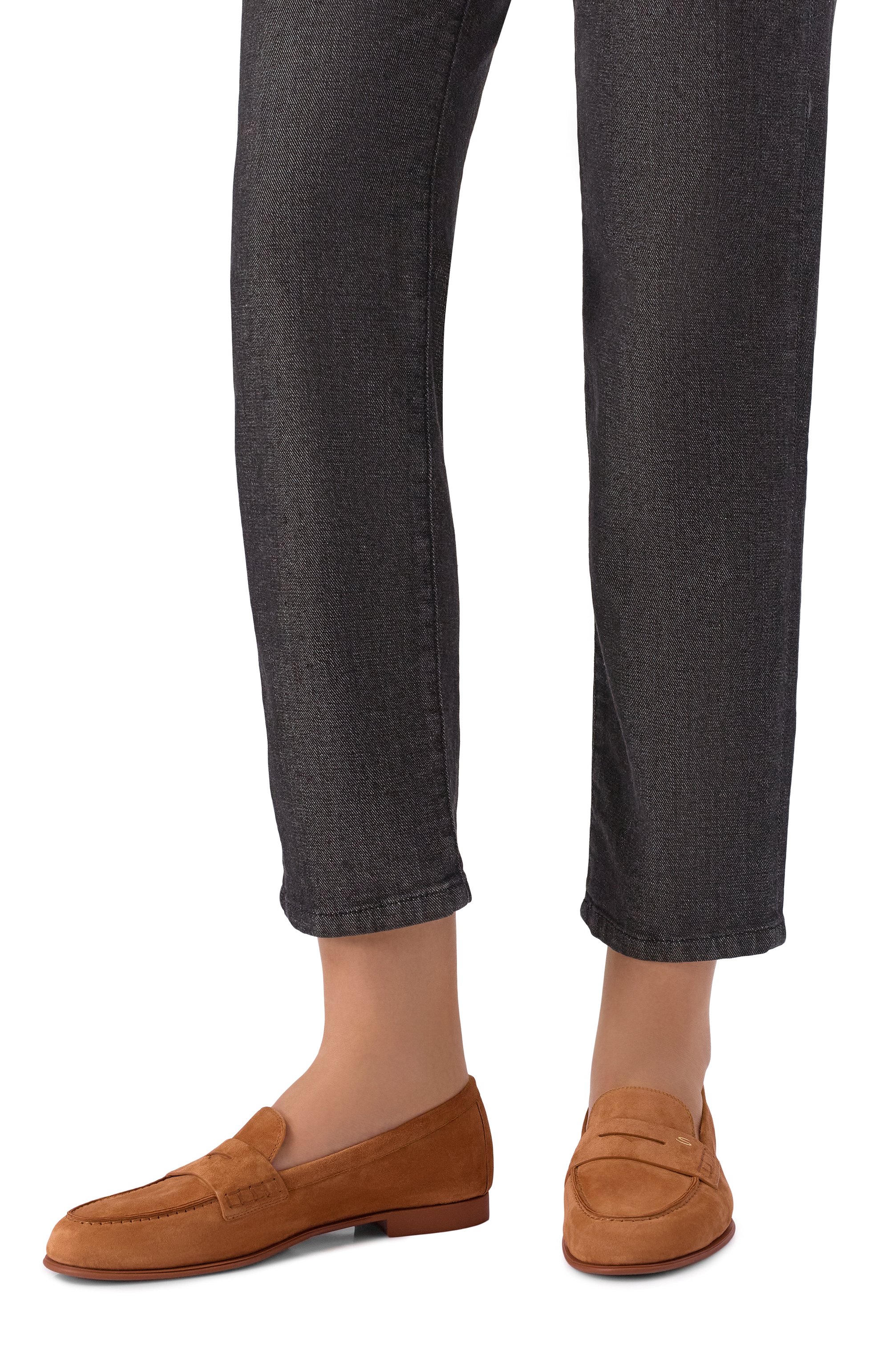 Замшевые пенни-лоферы SANTONI, арт. WUVG72025G0MSAEA, фото 2