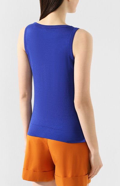 Топ из смеси шелка и хлопка LORO PIANA, арт. FAI5014, фото 4