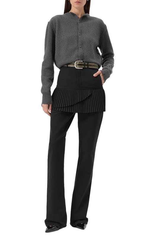 Кардиган из кашемира и шерсти Balenciaga 828161/T4149 Серый  828161/T4149 Фото 2