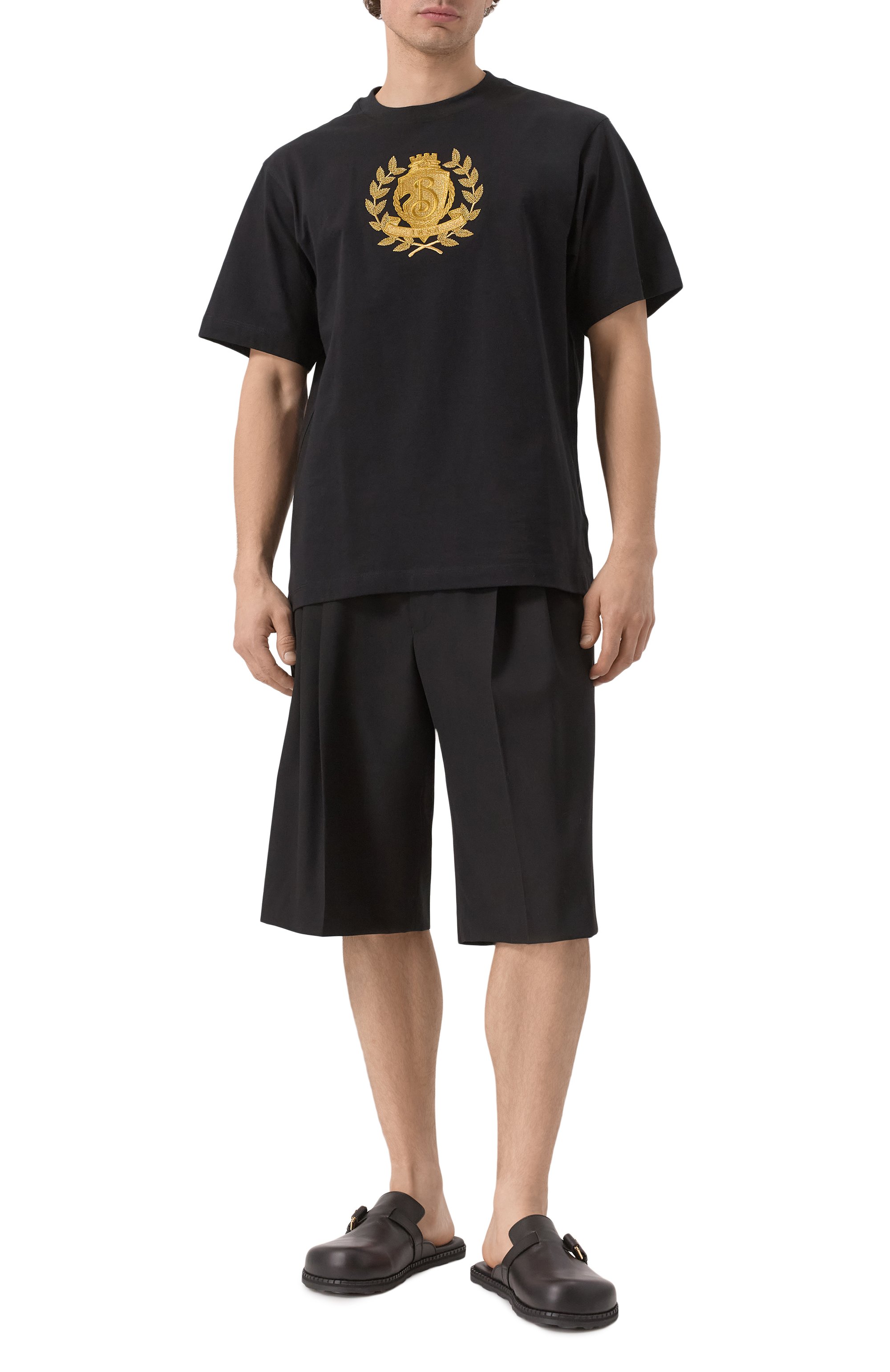 Хлопковая футболка BURBERRY, арт. 8108167, фото 2