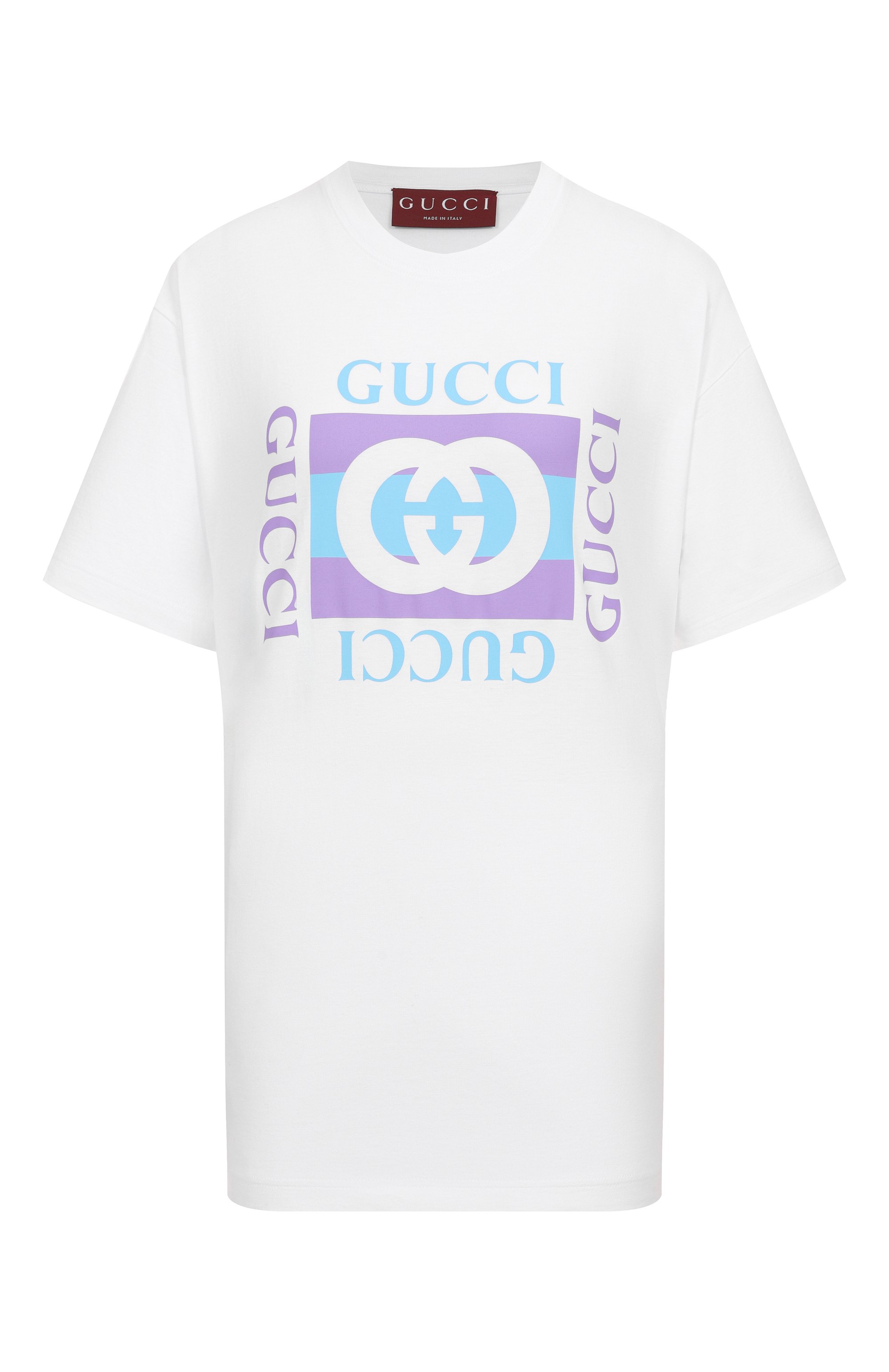 Хлопковая футболка GUCCI, арт. 837959/XJHG9, фото 1