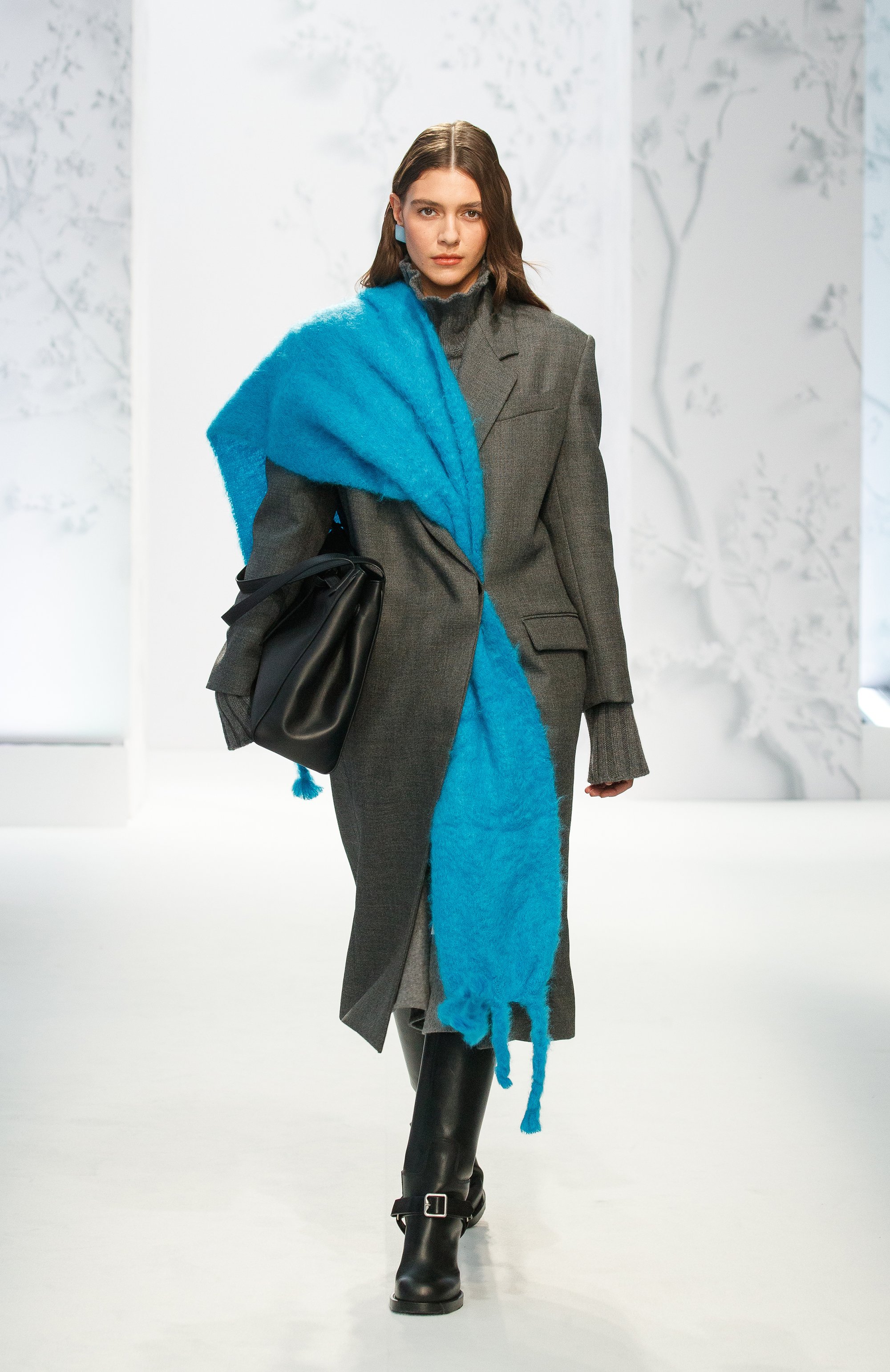 Шерстяной шарф JIL SANDER, арт. J40TE0118/J40041, фото 6