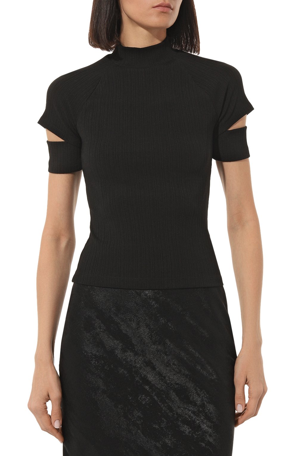 Топ HELMUT LANG черного цвета по цене 25200 руб., арт. M10HW516, фото 3 Топ HELMUT LANG, арт. M10HW516, фото 3