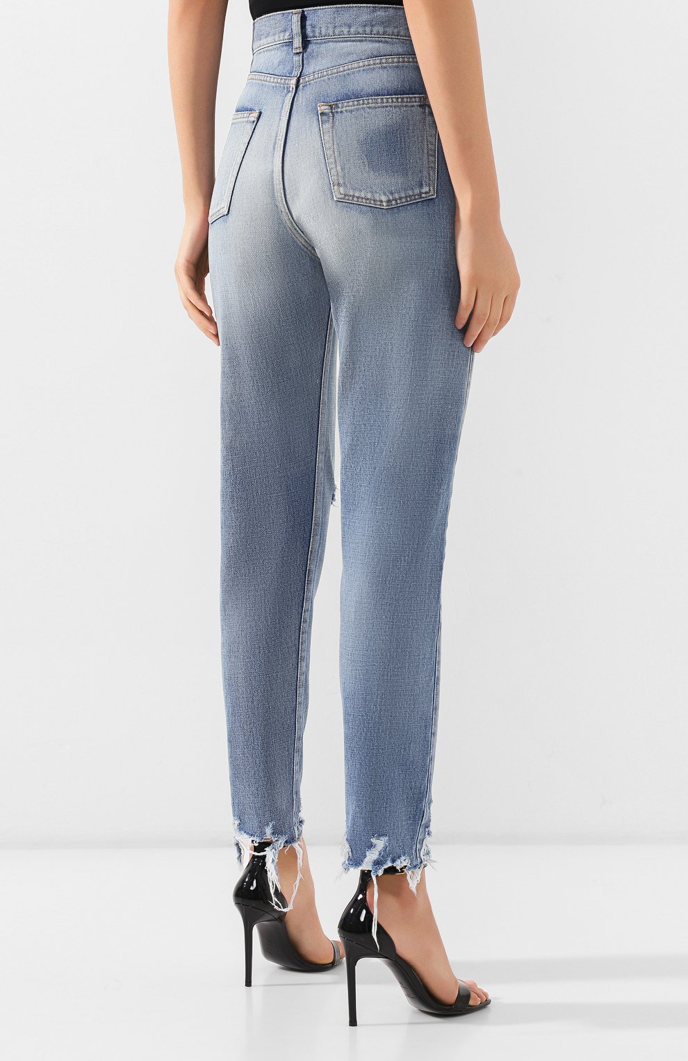 Джинсы с потертостями SAINT LAURENT, арт. 561545/YE852, фото 4