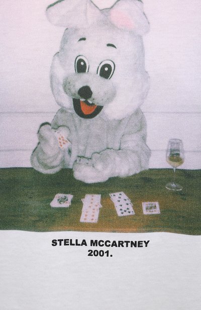 Хлопковая футболка STELLA MCCARTNEY, арт. 381701/S0W63, фото 5