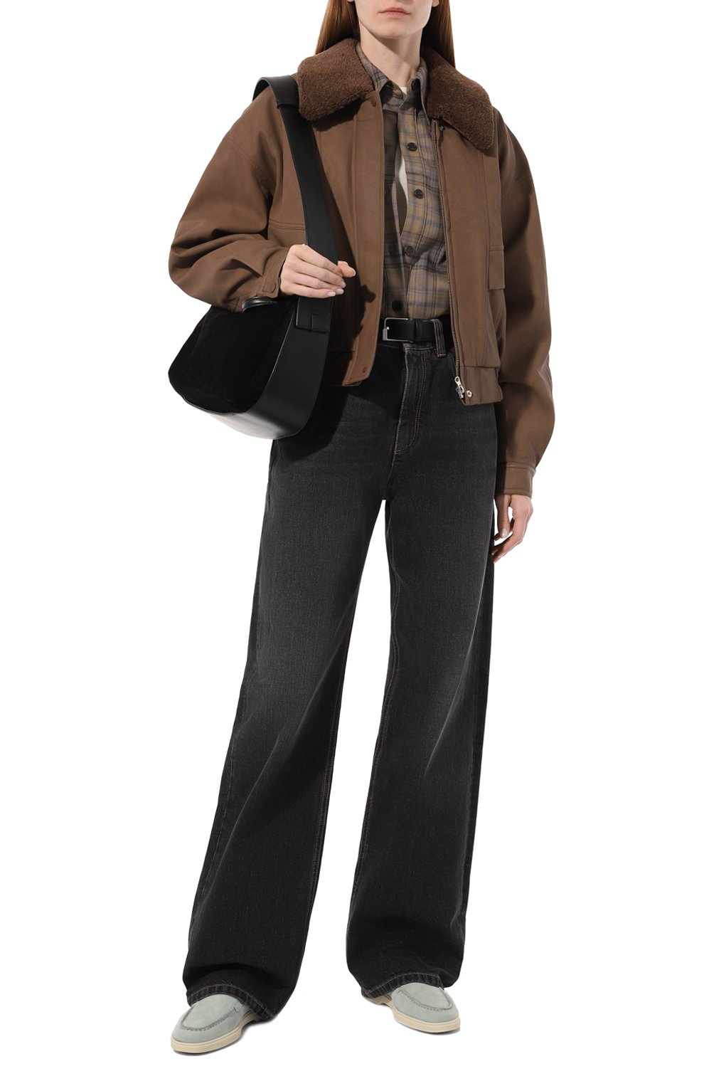 Лоферы из нубука yalta SANTONI, арт. WUYA58856TISNSV9, фото 2