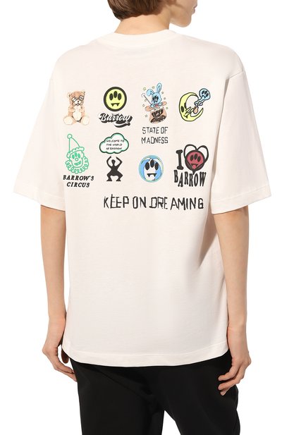Хлопковая футболка BARROW, арт. F4BWW0TH067, фото 4