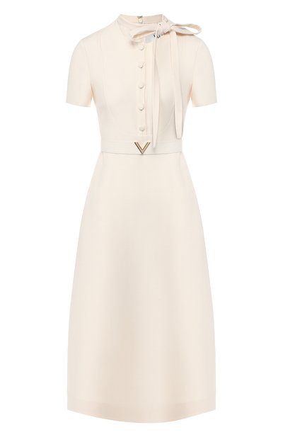 Женское платье из смеси шерсти и шелка VALENTINO, арт. RB3VAKY61CF