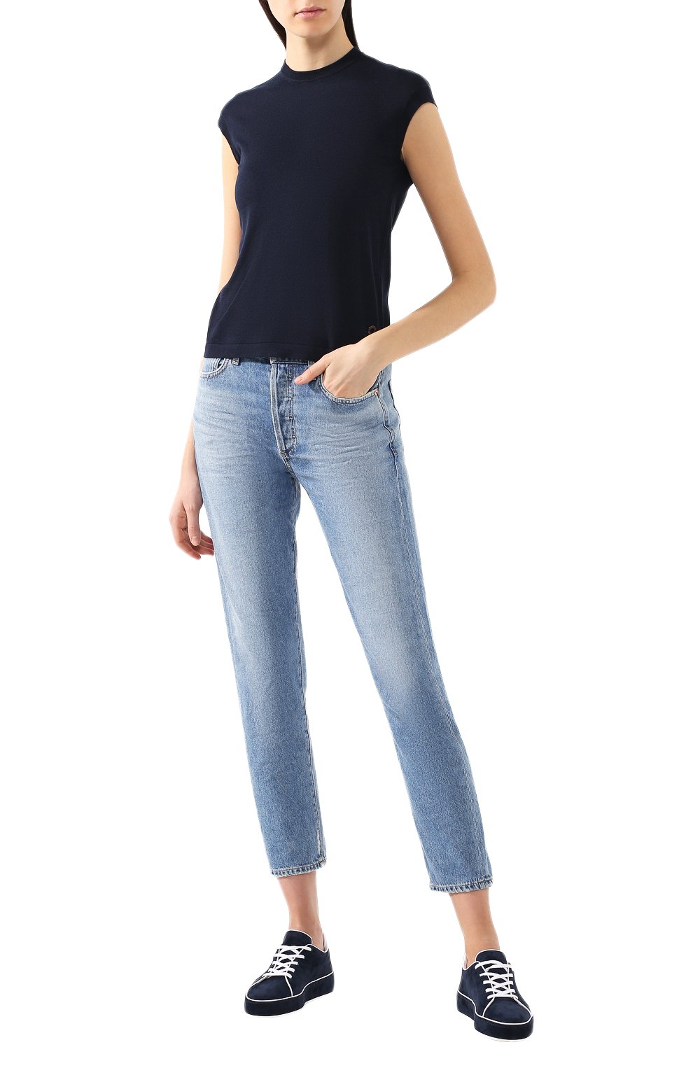 Топ из смеси шелка и хлопка LORO PIANA, арт. FAI4414, фото 2