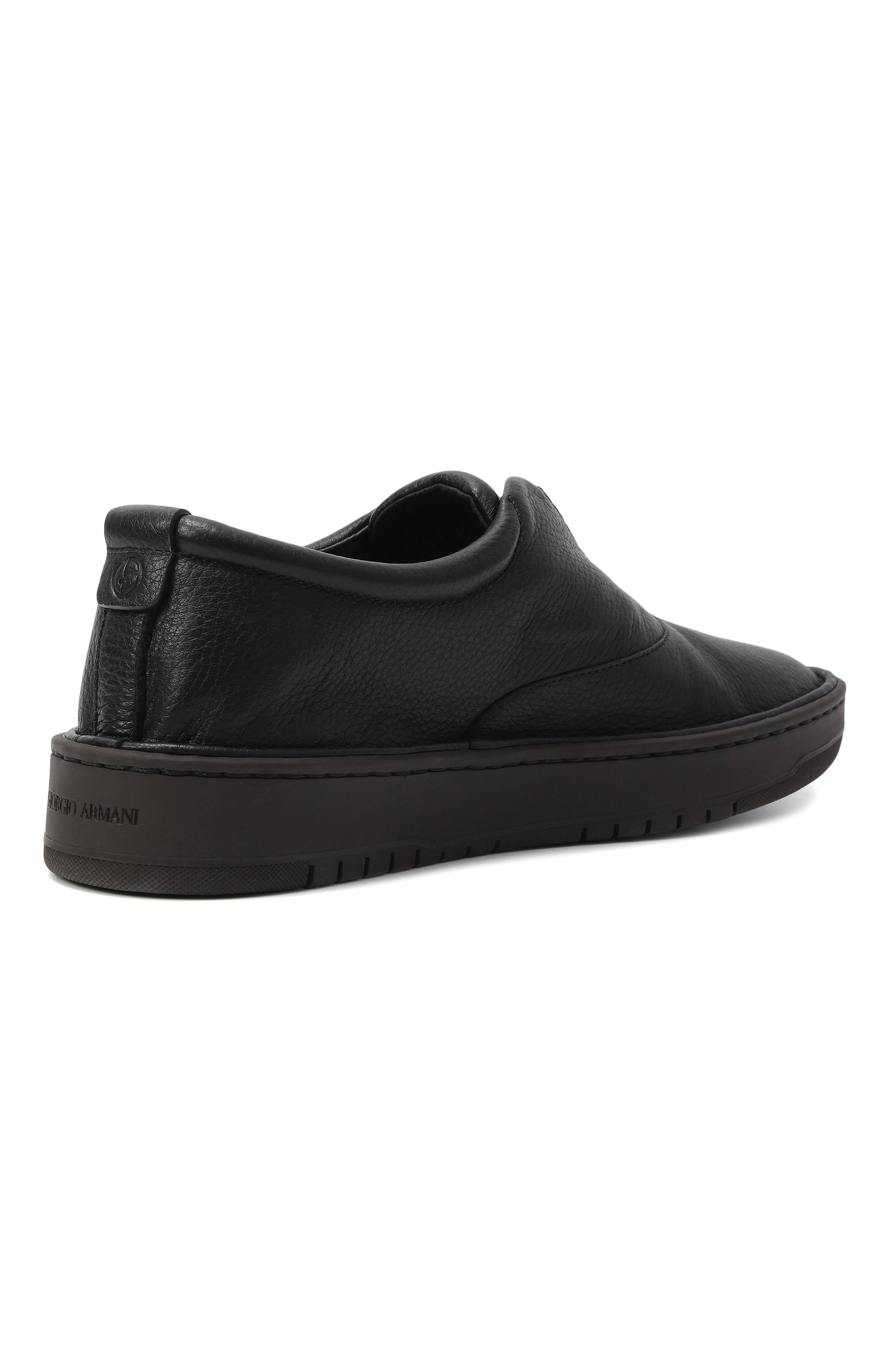 Кожаные кеды GIORGIO ARMANI, арт. GM002038/AF19222, фото 5