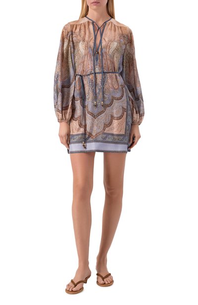 Женская шелковая туника ZIMMERMANN, арт. 5807DRS262