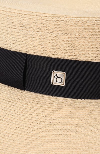 Шляпа COLOMBO бежевого цвета по цене 52250 руб., арт. CL00127/CN, фото 4 Шляпа COLOMBO, арт. CL00127/CN, фото 4