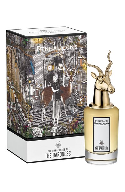 Парфюмерная вода the manoeuvres of the baroness (75ml) PENHALIGON'S бесцветного цвета по цене 35080 руб., арт. 5056245053351, фото 2 Парфюмерная вода the manoeuvres of the baroness (75ml) PENHALIGON'S, арт. 5056245053351, фото 2