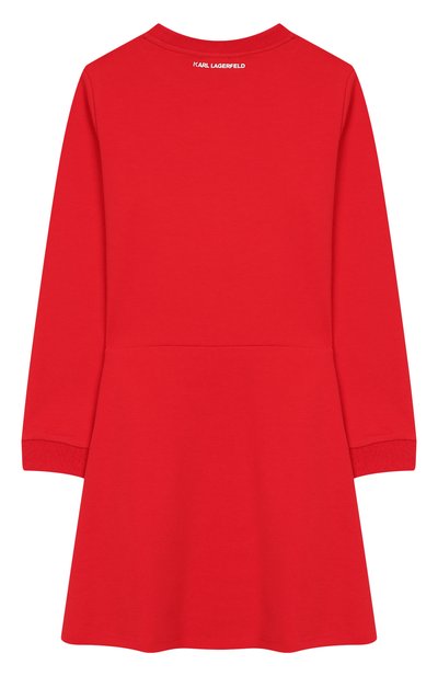 Хлопковое платье KARL LAGERFELD KIDS, арт. Z12122, фото 2