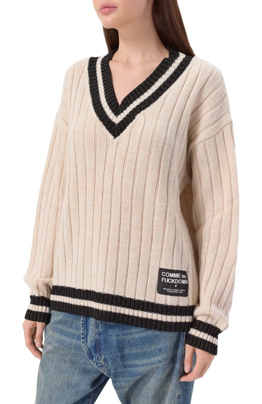 Свитер Comme des Fuckdown CFABW01507 Кремовый  CFABW01507 Фото 3
