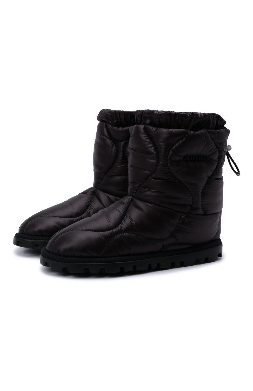 Текстильные полусапоги MIU MIU, арт. 5U635D-IYK-F0002-M010, фото 1