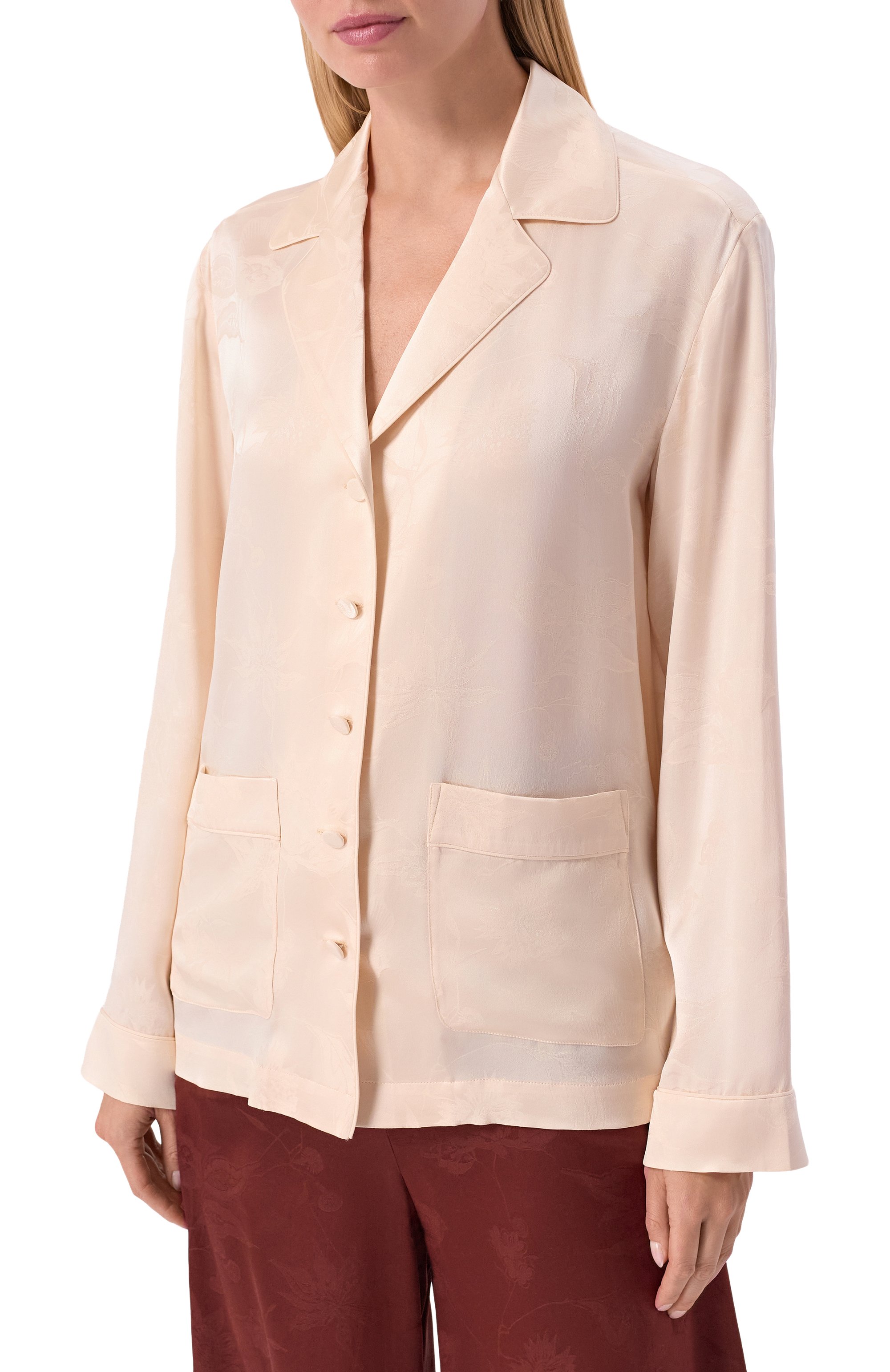 Атласная блузка MVST, арт. M26.2PW.B017/F126, фото 3