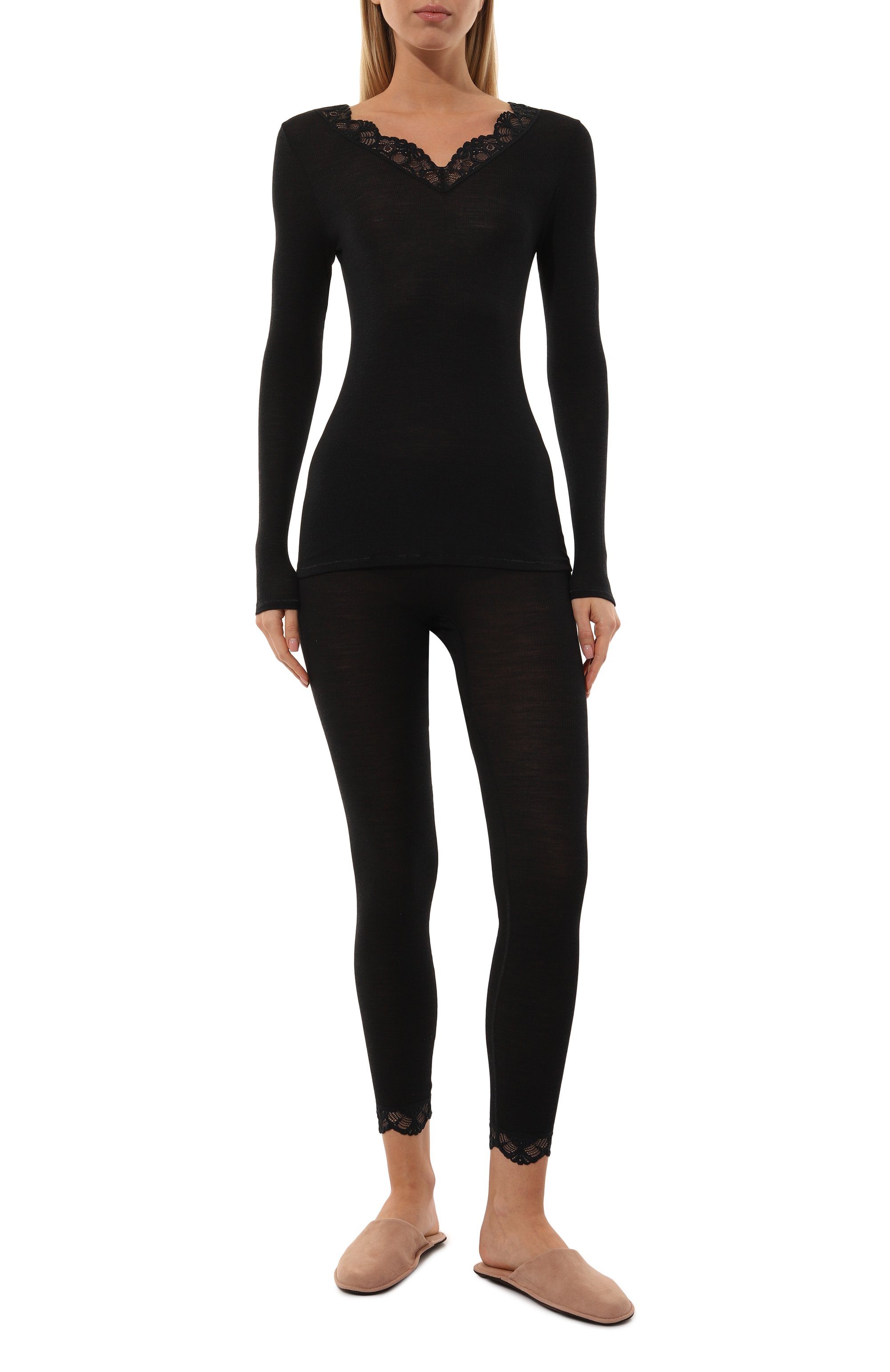 Легинсы из шерсти и шелка HANRO, арт. 070910, фото 2