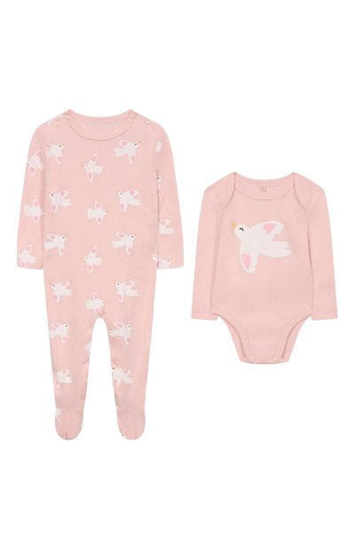 Комплект из боди и комбинезона STELLA MCCARTNEY, арт. TXB020