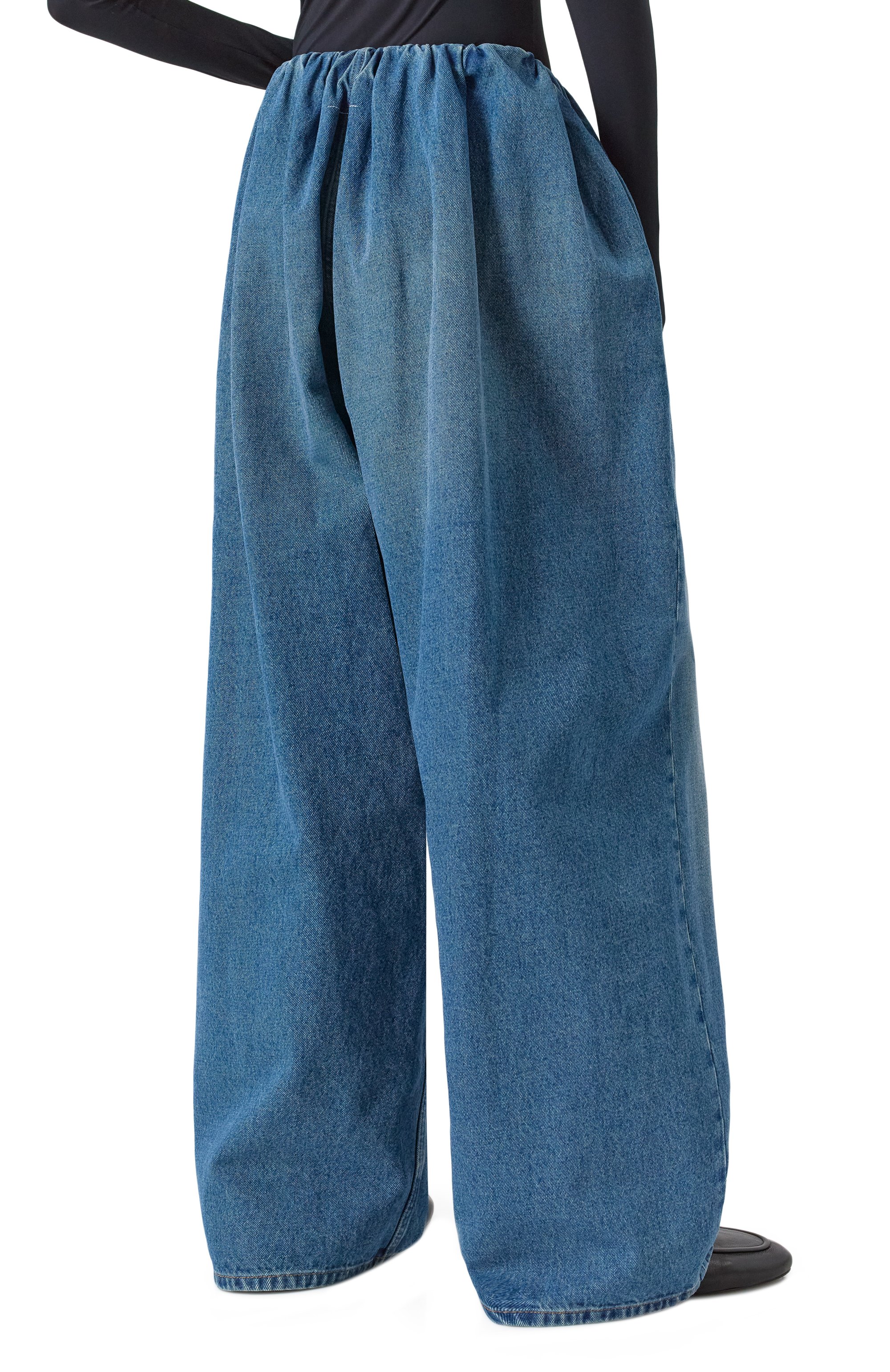 Джинсы MM6 синего цвета по цене 63750 руб., арт. S52KA0514/S30589, фото 4 Джинсы MM6, арт. S52KA0514/S30589, фото 4