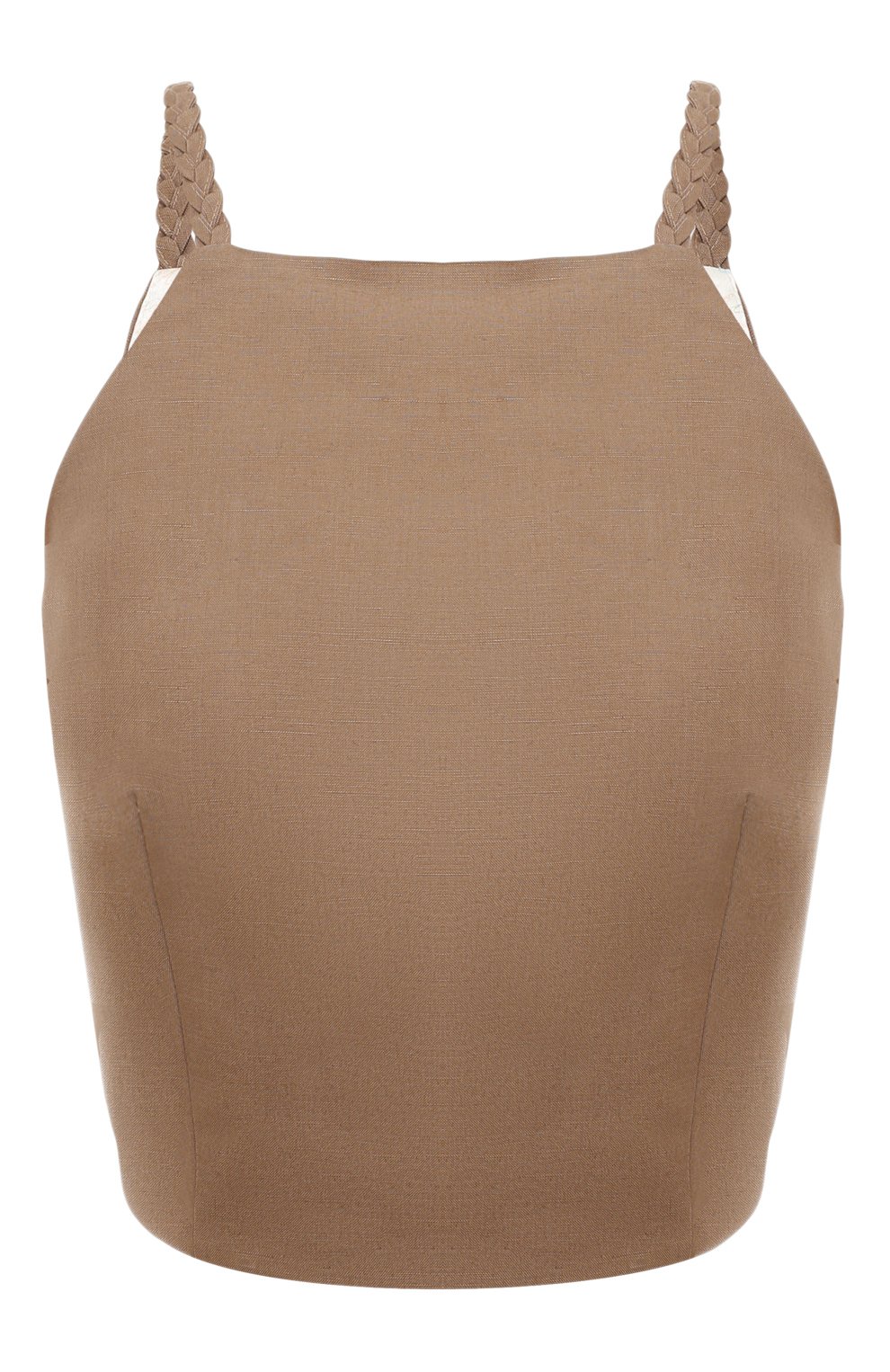 Топ OLOLOL темно-бежевого цвета по цене 19000 руб., арт. OLTP013/9007.103/S23, фото 1 Топ OLOLOL, арт. OLTP013/9007.103/S23, фото 1