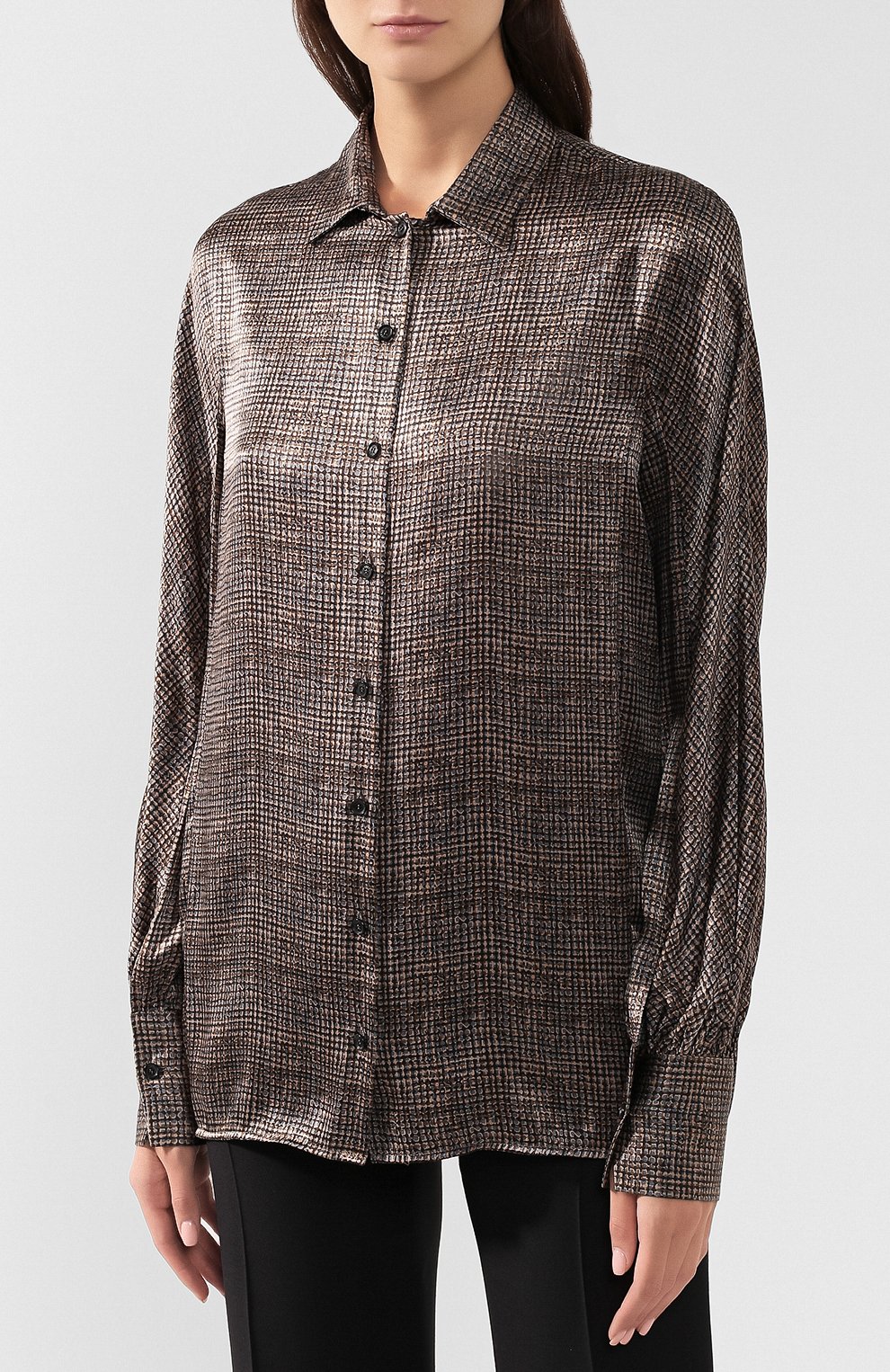 Шелковая рубашка KITON, арт. D48424K04S45, фото 3