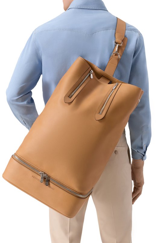 Рюкзак Brunello Cucinelli MBMTU432P Бежевый  MBMTU432P Фото 2