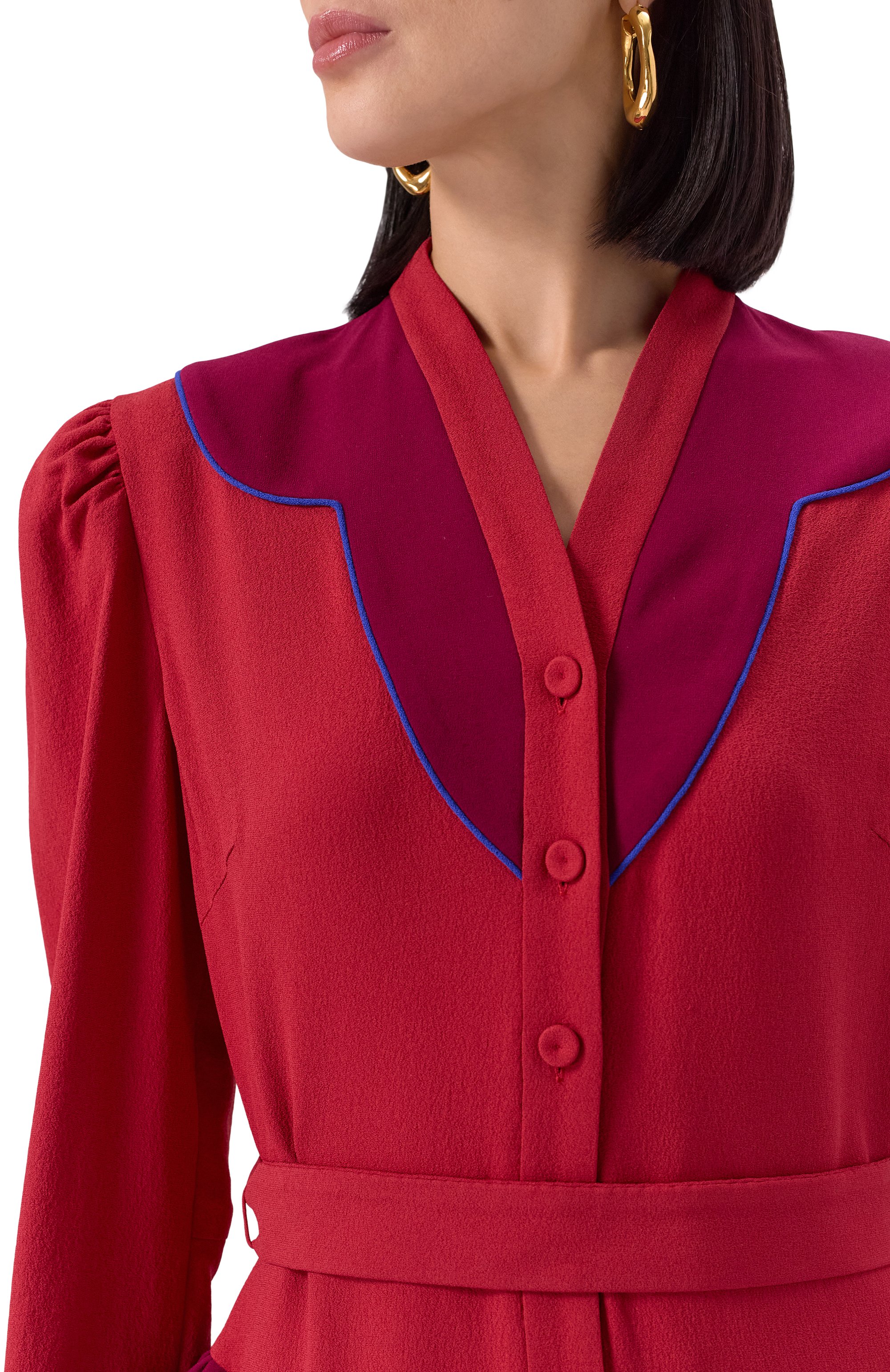 Шелковое платье ULYANA SERGEENKO, арт. ABM001FW24RESORT 1957Т24, фото 5