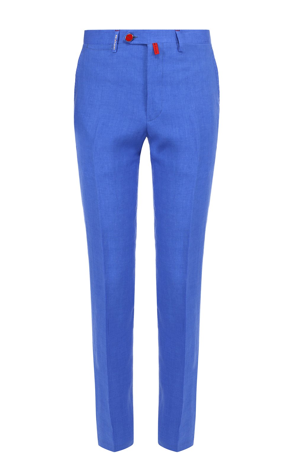 Льняные брюки прямого кроя KITON, арт. UFPP791/H05951, фото 1