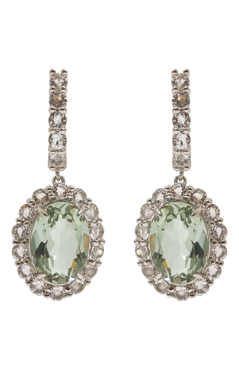 Серьги SECRETS JEWELRY светло-зеленого цвета по цене 49710 руб., арт. СЗАОС00514, фото 1 Серьги SECRETS JEWELRY, арт. СЗАОС00514, фото 1