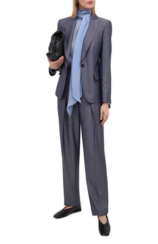 Шерстяные брюки Giorgio Armani 0WHPP0DG/T01W1 Серый  0WHPP0DG/T01W1 Фото 2