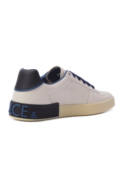 Кожаные кеды portofino DOLCE & GABBANA, арт. CS2392/A0218, фото 4