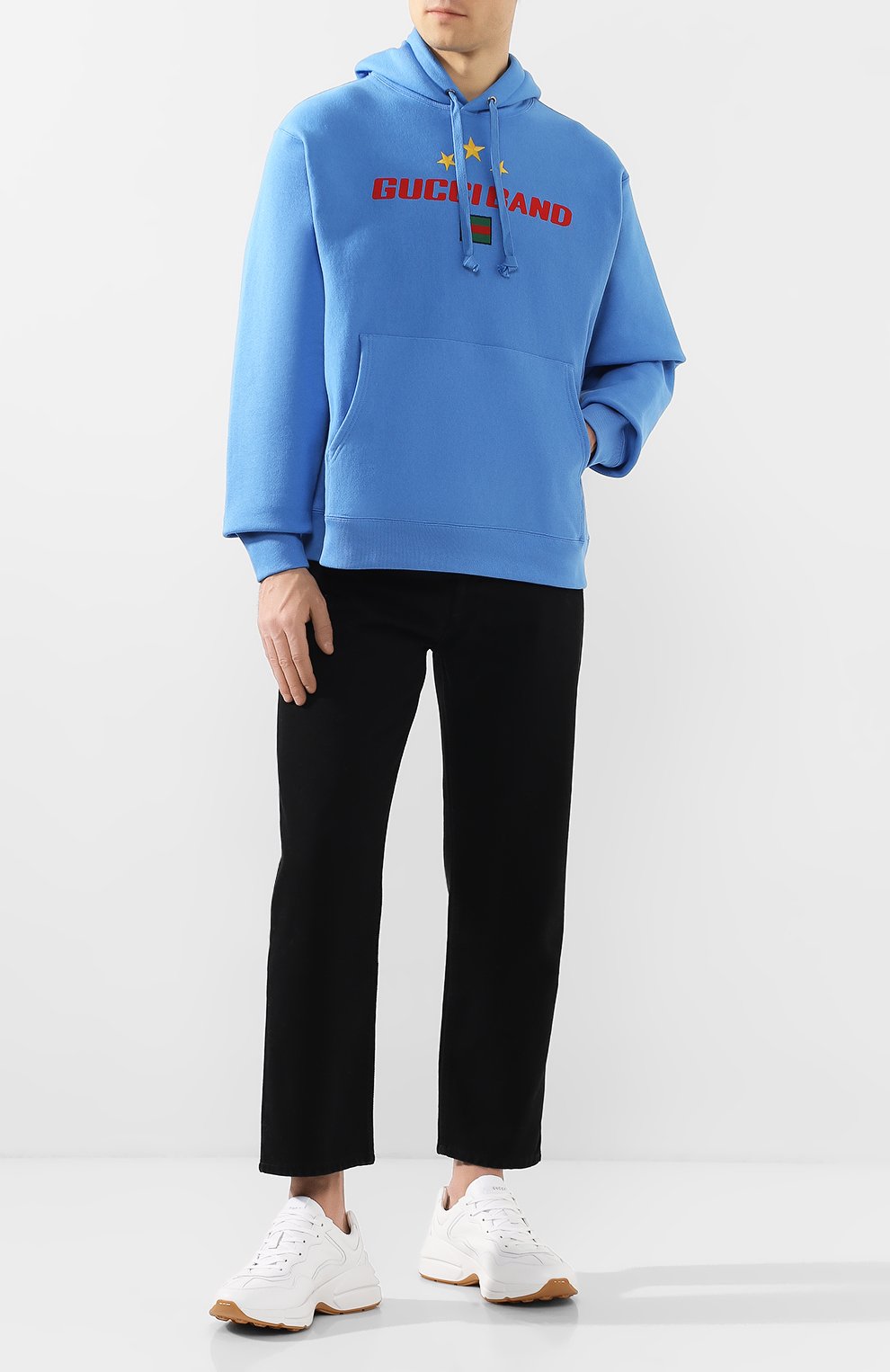 Кожаные кроссовки GUCCI, арт. 599146/DRW00, фото 2