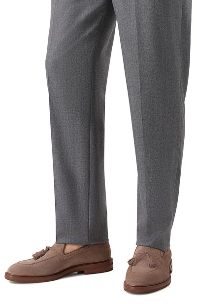 Замшевые лоферы BRUNELLO CUCINELLI, арт. MZUPEAK791, фото 3