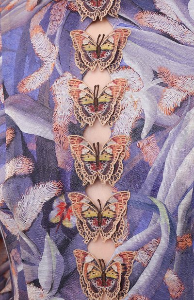 Пл атье из льна и шелка ZIMMERMANN, арт. 1068DB0T, фото 5