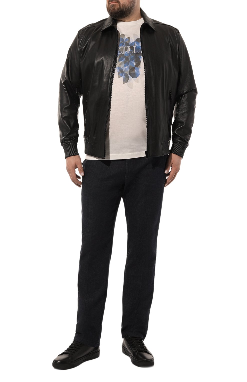 Хлопковая футболка ZILLI, арт. MBZ-NT540-0PTI1/MC01/62-64, фото 2