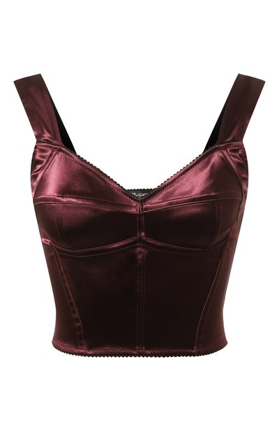 Женский атласный топ DOLCE & GABBANA, арт. F7W98T/GDCDC