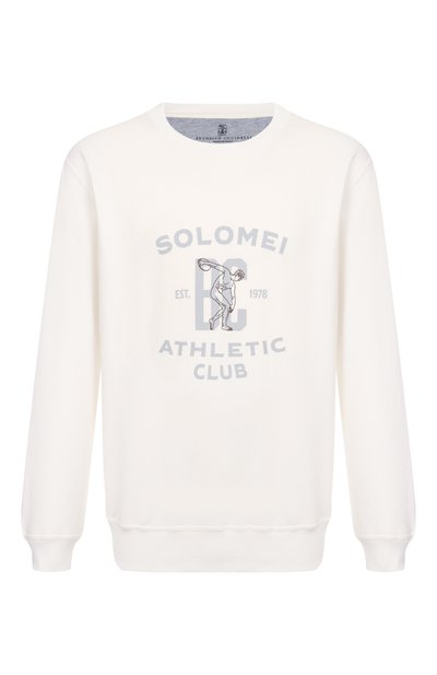 Мужской хлопковый свитшот BRUNELLO CUCINELLI, арт. MW8633380G