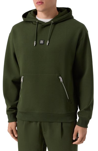 Хлопковое худи HUGO, арт. 50542583, фото 3