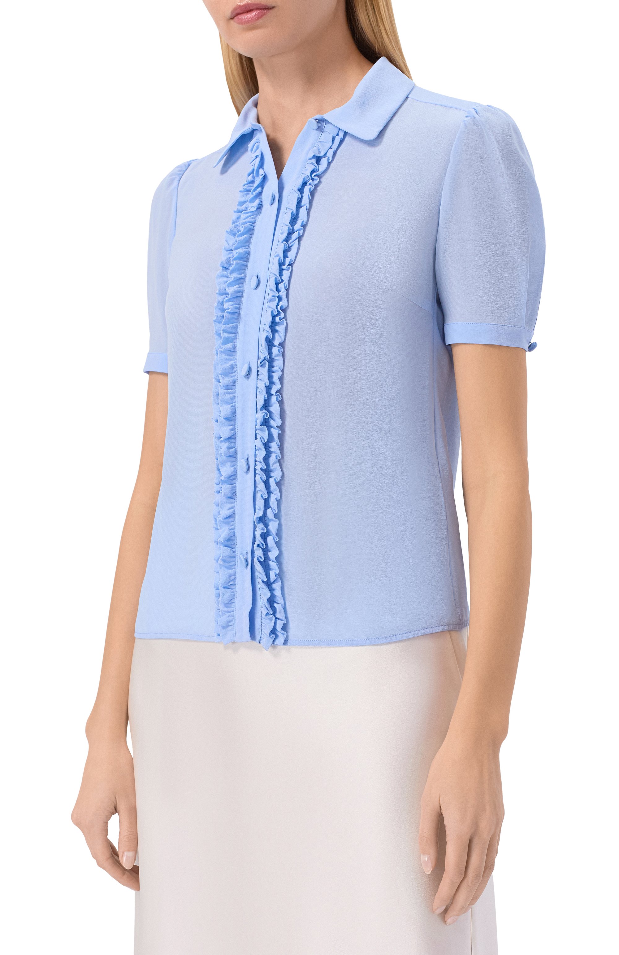 Шелковая блузка MVST, арт. M26.2PW.B019/F090 CREP0N, фото 3