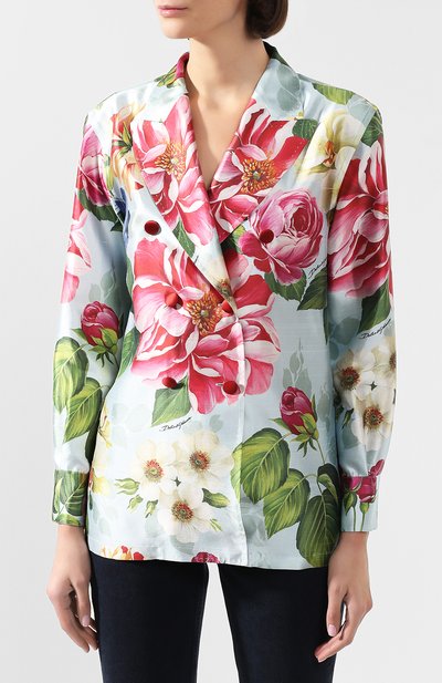 Шелковый жакет DOLCE & GABBANA, арт. F5M10T/IS1AS, фото 3