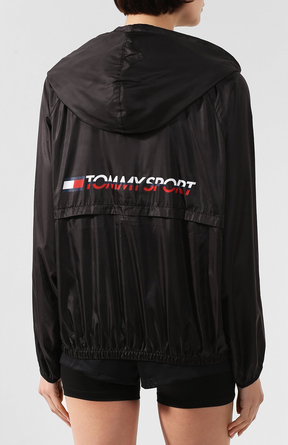 Куртка TOMMY SPORT черно-белого цвета по цене 8990 руб., арт. S10S100418, фото 4 Куртка TOMMY SPORT, арт. S10S100418, фото 4