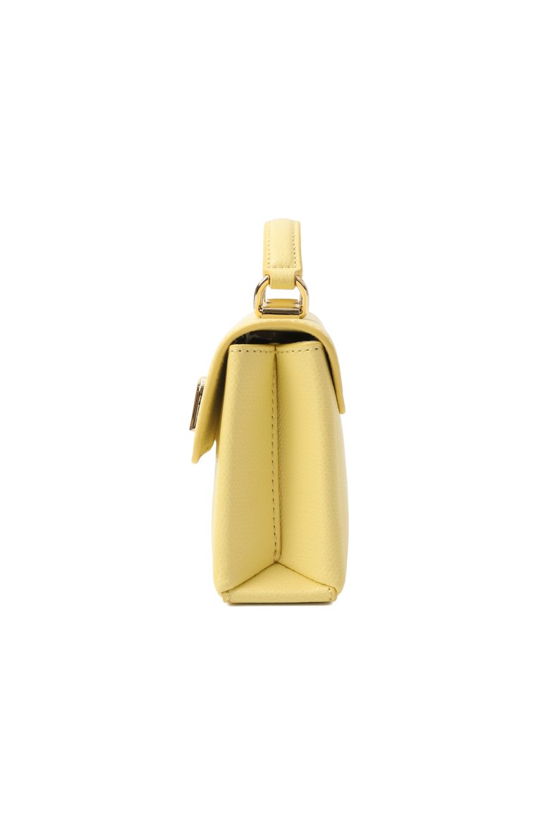 Женская сумка furla 1927 mini FURLA желтого цвета, арт. WE00423/ARE000 | Фото 4 (Материал: Натуральная кожа; Размер: mini; Ремень/цепочка: На ремешке)