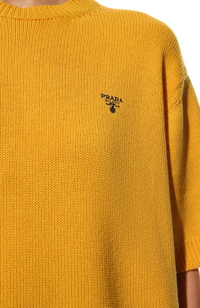 Кашемировый пуловер PRADA, арт. P24R1B-102N-F0010-221, фото 5