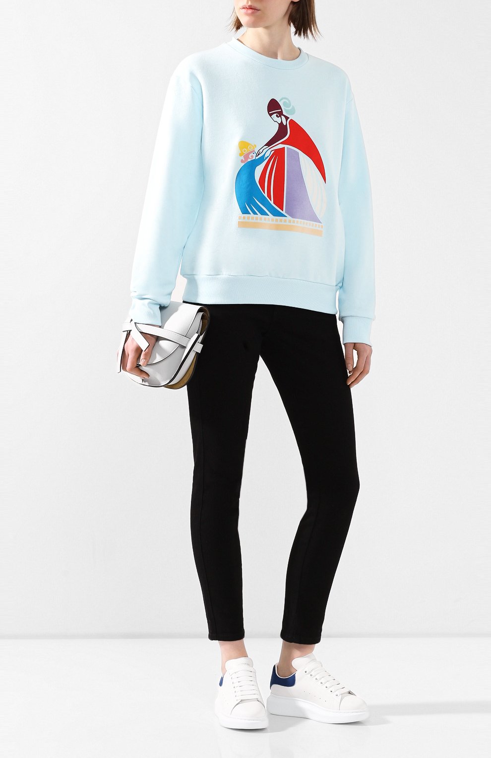 Хлопковый свитшот LANVIN, арт. RW-T0666J-JR26-E20, фото 2